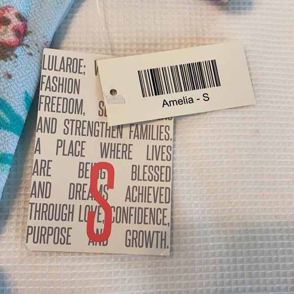 LuLaRoe Woman’s Dress Amelia size S light blue - Picture 7 of 12